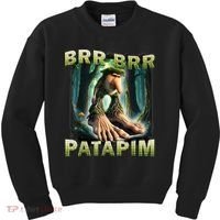 Brr Brr Patapim Funny Italian Meme Brainrot Humor Gen Z  Kids Sweatshirt thumb 0