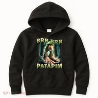 Brr Brr Patapim Funny Italian Meme Brainrot Humor Gen Z  Kids Hoodie thumb 0