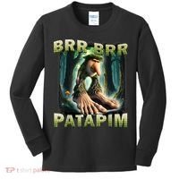 Brr Brr Patapim Funny Italian Meme Brainrot Humor Gen Z  Kids Long Sleeve Shirt thumb 0