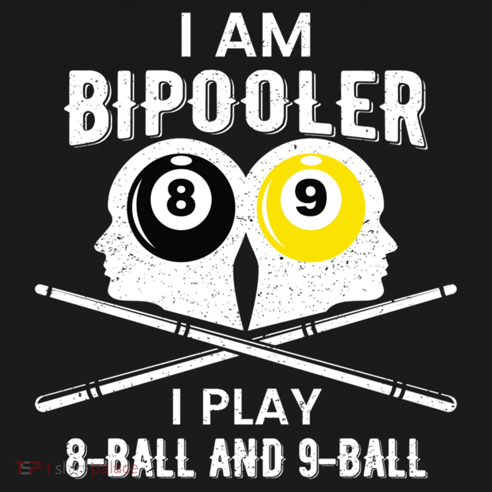 Bipolar Bipooler Pool Player Pool Billiards Gift 8 Ball 9 Meaningful Gift Backpack