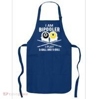 Bipolar Bipooler Pool Player Pool Billiards Gift 8 Ball 9 Meaningful Gift Apron thumb 0