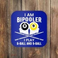 Bipolar Bipooler Pool Player Pool Billiards Gift 8 Ball 9 Meaningful Gift Coaster thumb 0