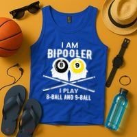 Bipolar Bipooler Pool Player Pool Billiards Gift 8 Ball 9 Meaningful Gift Tank Top thumb 4