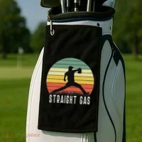 Baseball Batter Pitcher Pitching Closer Relief Strikeout K Golf Towel thumb 2