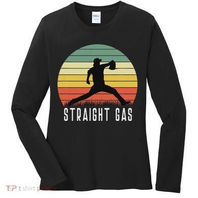 Baseball Batter Pitcher Pitching Closer Relief Strikeout K Women's Long Sleeve Shirt