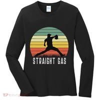 Baseball Batter Pitcher Pitching Closer Relief Strikeout K Women's Long Sleeve Shirt thumb 0