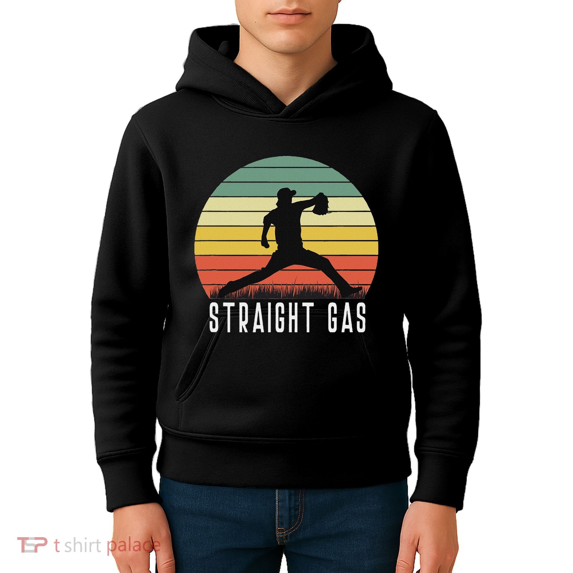 Baseball Batter Pitcher Pitching Closer Relief Strikeout K Kids Hoodie