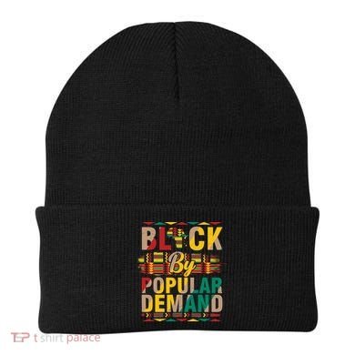 Black By Popular Demand Celebrate Black History Beanie