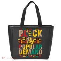 Black By Popular Demand Celebrate Black History Tote Bag thumb 0