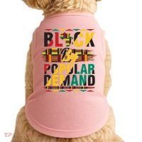 Black By Popular Demand Celebrate Black History Doggie Tank thumb 0