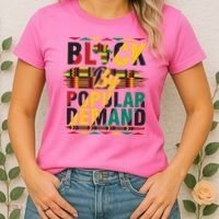 Black By Popular Demand Celebrate Black History Women's T-Shirt thumb 2