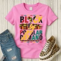 Black By Popular Demand Celebrate Black History Women's T-Shirt thumb 3