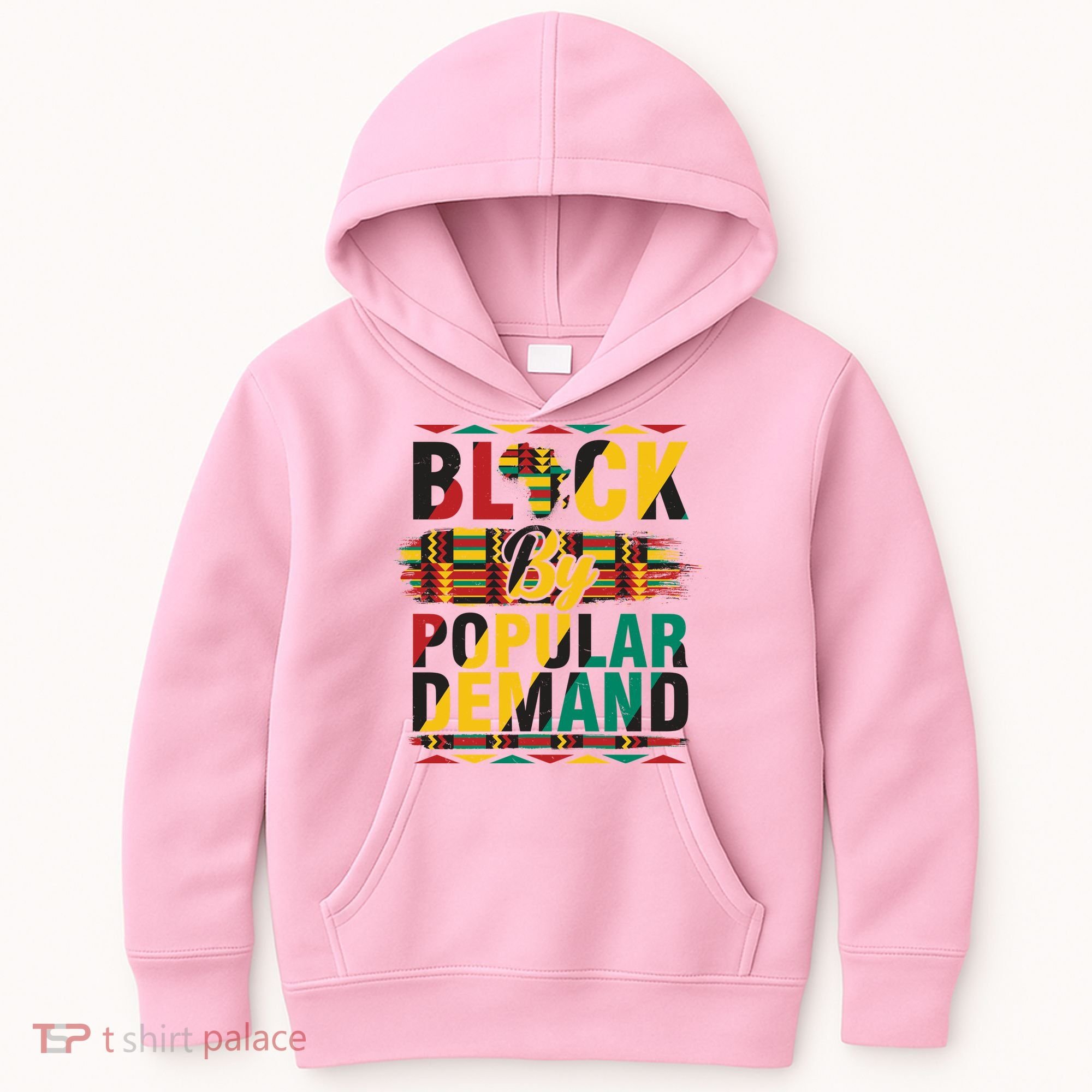 Black By Popular Demand Celebrate Black History Kids Hoodie