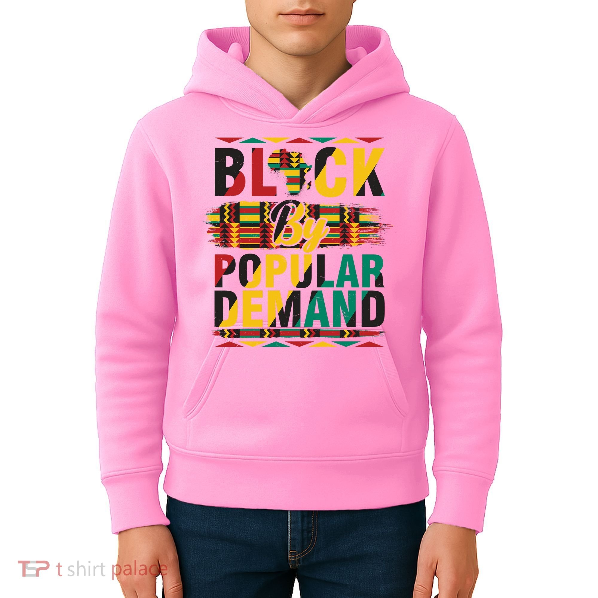 Black By Popular Demand Celebrate Black History Kids Hoodie
