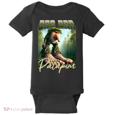 Brr Brr Patapim Italian Brainrot Meme Forest Monkey Bootleg  Baby Bodysuit