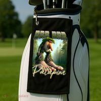 Brr Brr Patapim Italian Brainrot Meme Forest Monkey Bootleg  Golf Towel thumb 2