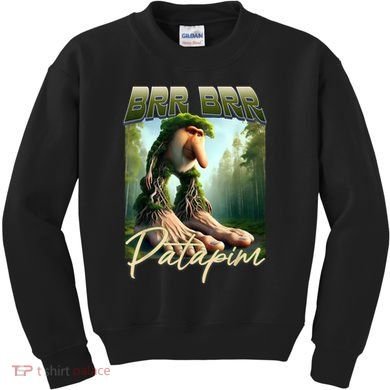 Brr Brr Patapim Italian Brainrot Meme Forest Monkey Bootleg  Kids Sweatshirt