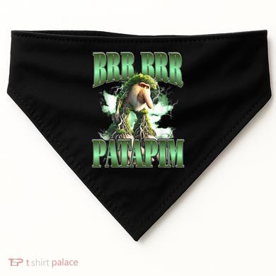 Brr Brr Patapim Italian Brainrot Meme USA-Made Doggie Bandana