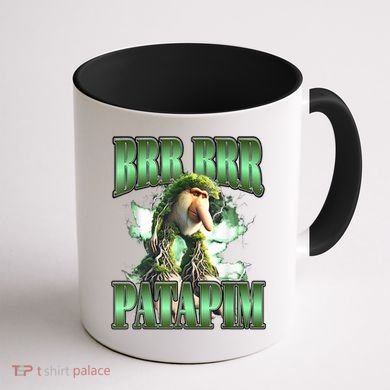Brr Brr Patapim Italian Brainrot Meme Coffee Mug back