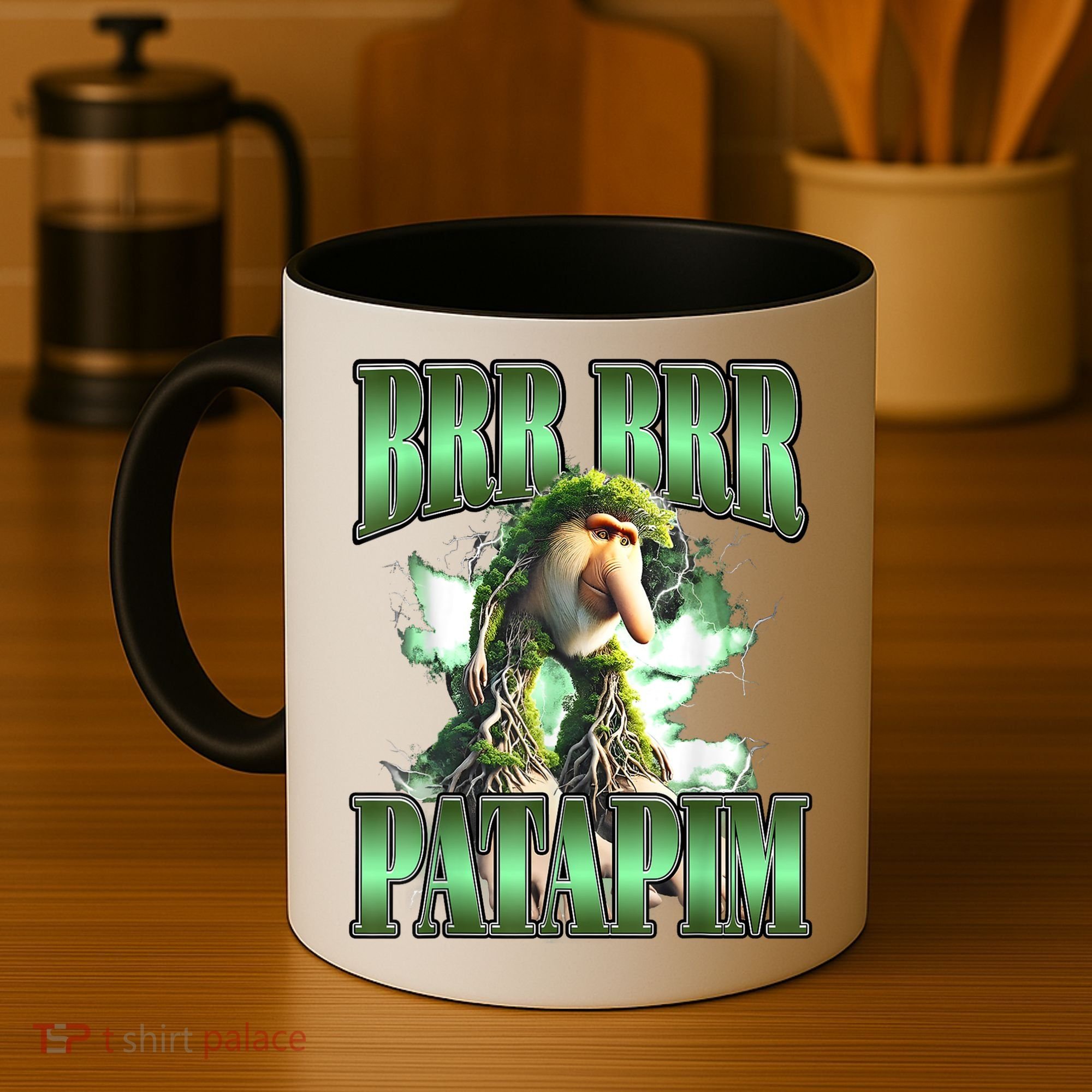 Brr Brr Patapim Italian Brainrot Meme Coffee Mug