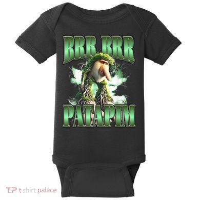 Brr Brr Patapim Italian Brainrot Meme Baby Bodysuit