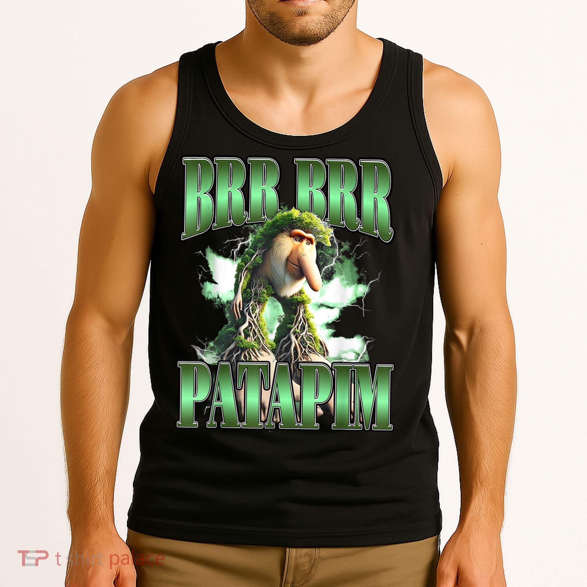 Brr Brr Patapim Italian Brainrot Meme Tank Top
