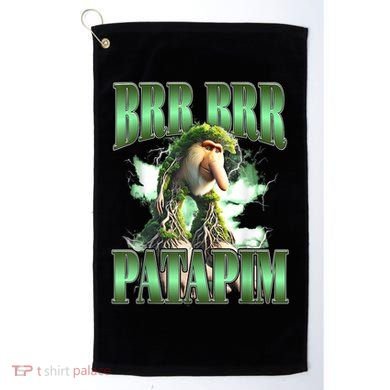 Brr Brr Patapim Italian Brainrot Meme Golf Towel