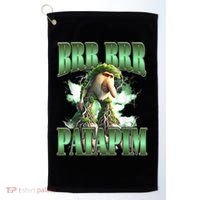 Brr Brr Patapim Italian Brainrot Meme Golf Towel thumb 0