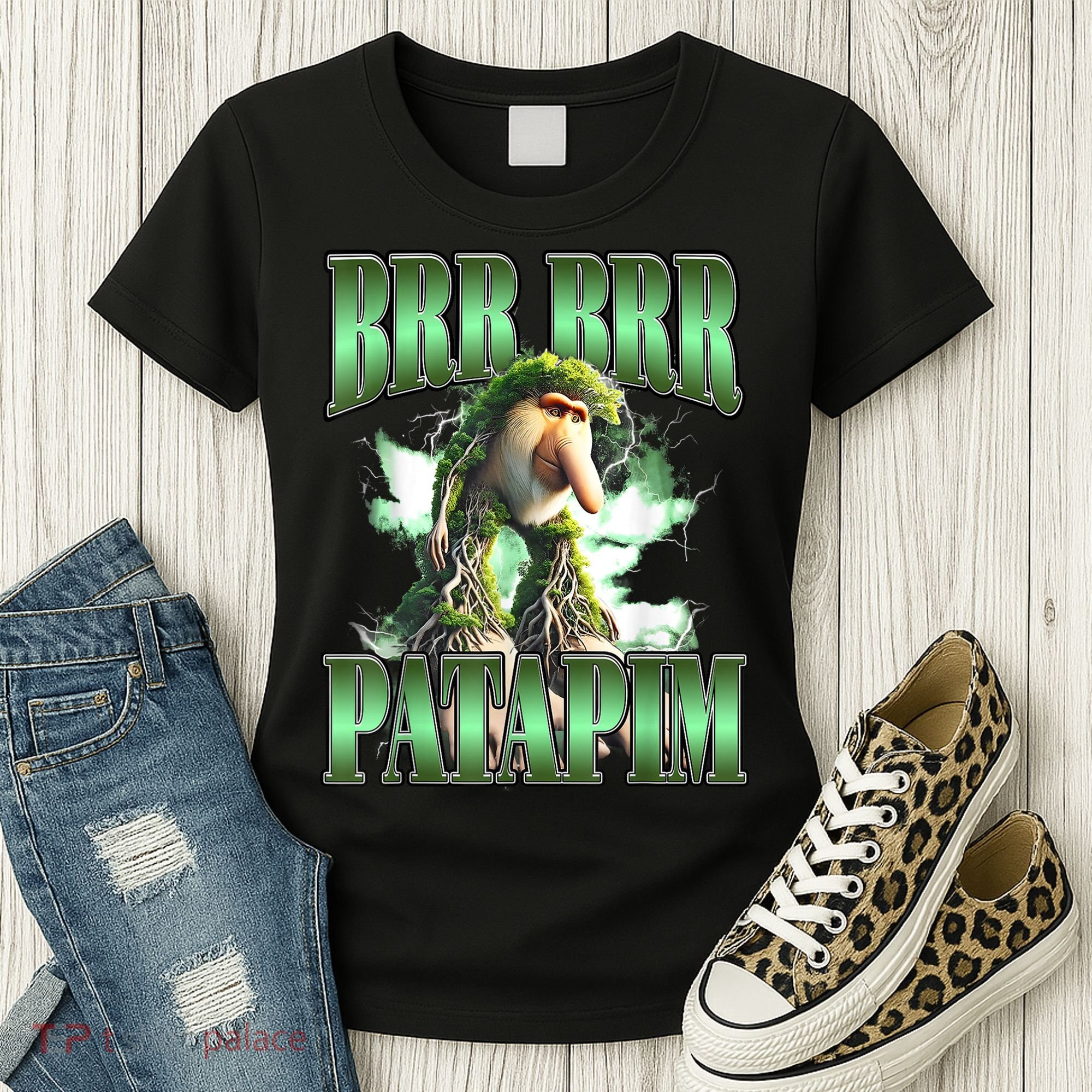 Brr Brr Patapim Italian Brainrot Meme Women's T-Shirt