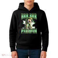 Brr Brr Patapim Italian Brainrot Meme Kids Hoodie thumb 4