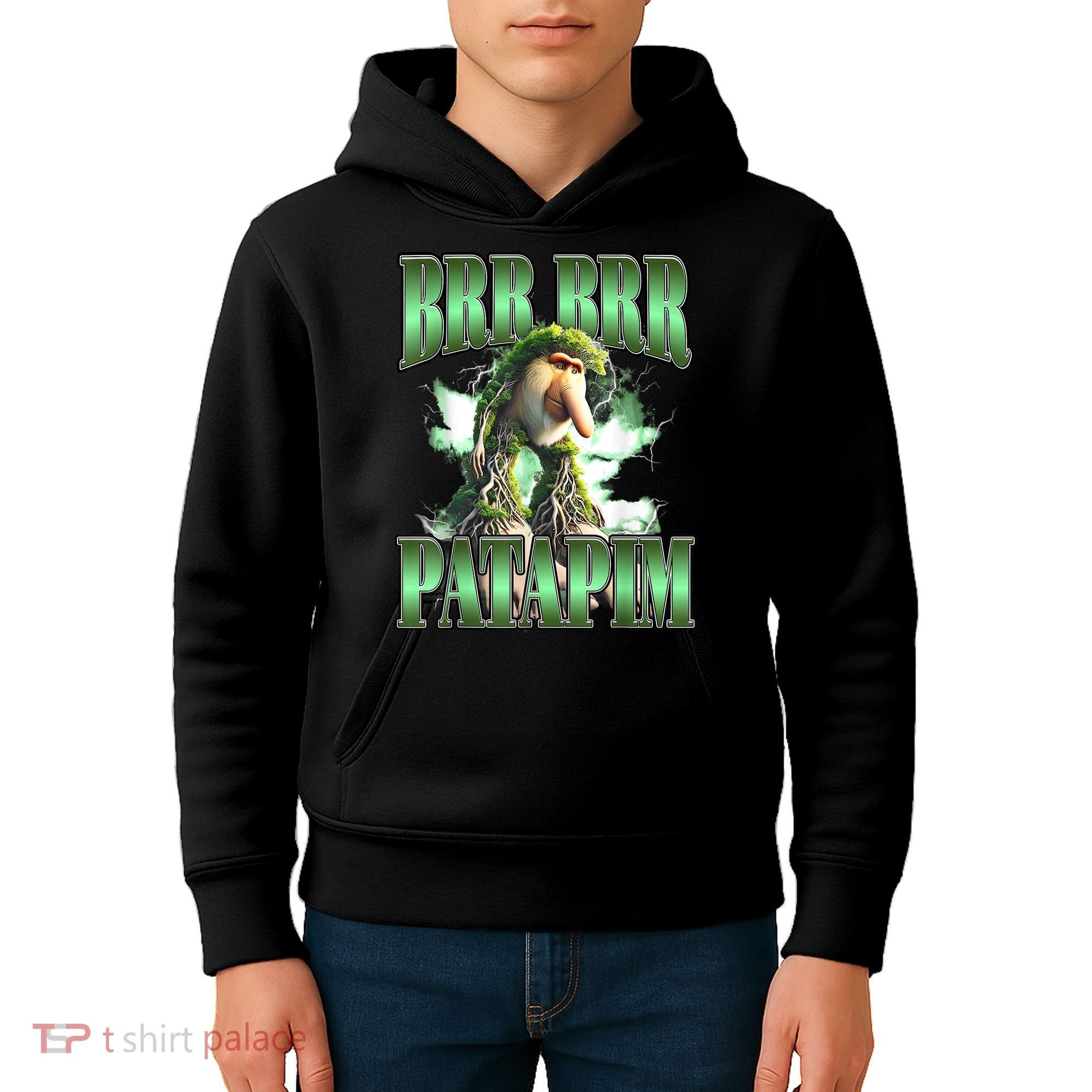 Brr Brr Patapim Italian Brainrot Meme Kids Hoodie