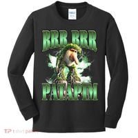 Brr Brr Patapim Italian Brainrot Meme Kids Long Sleeve Shirt thumb 0