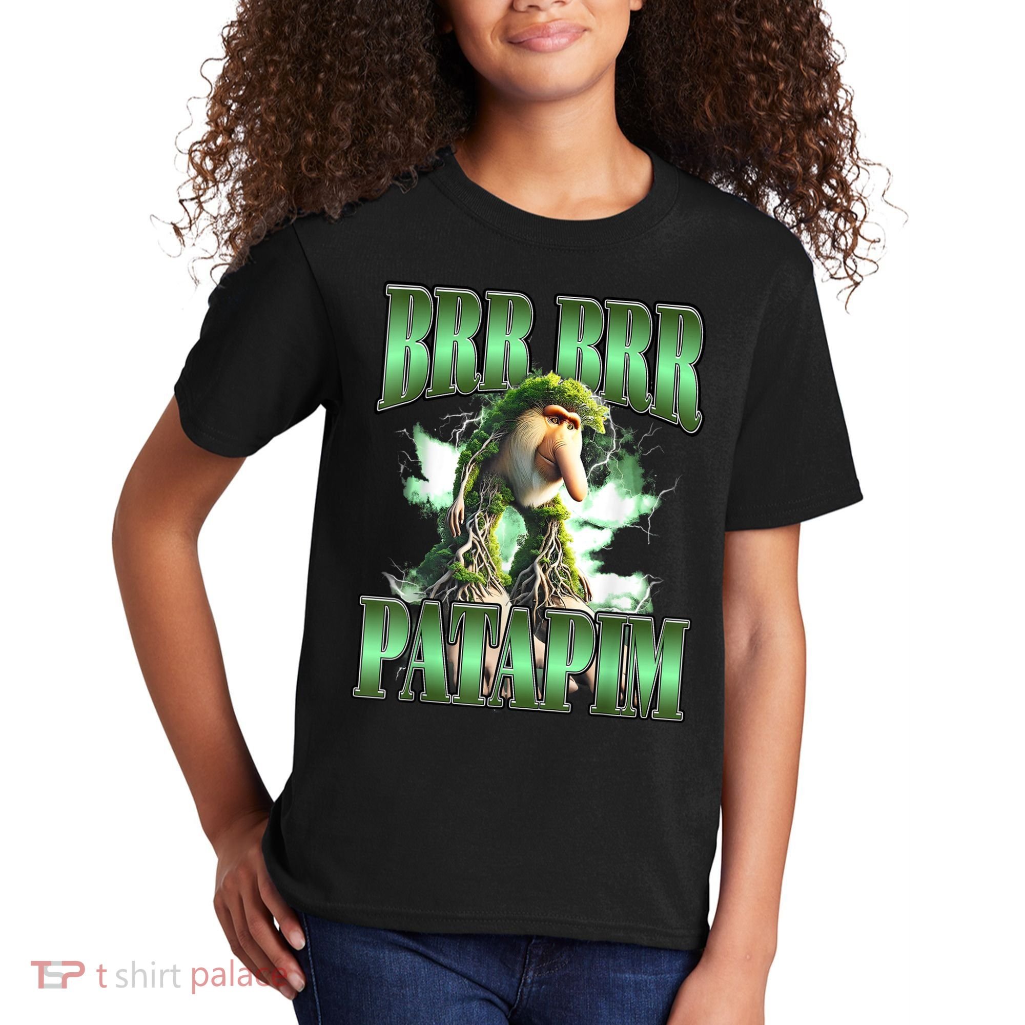 Brr Brr Patapim Italian Brainrot Meme Kids T-Shirt