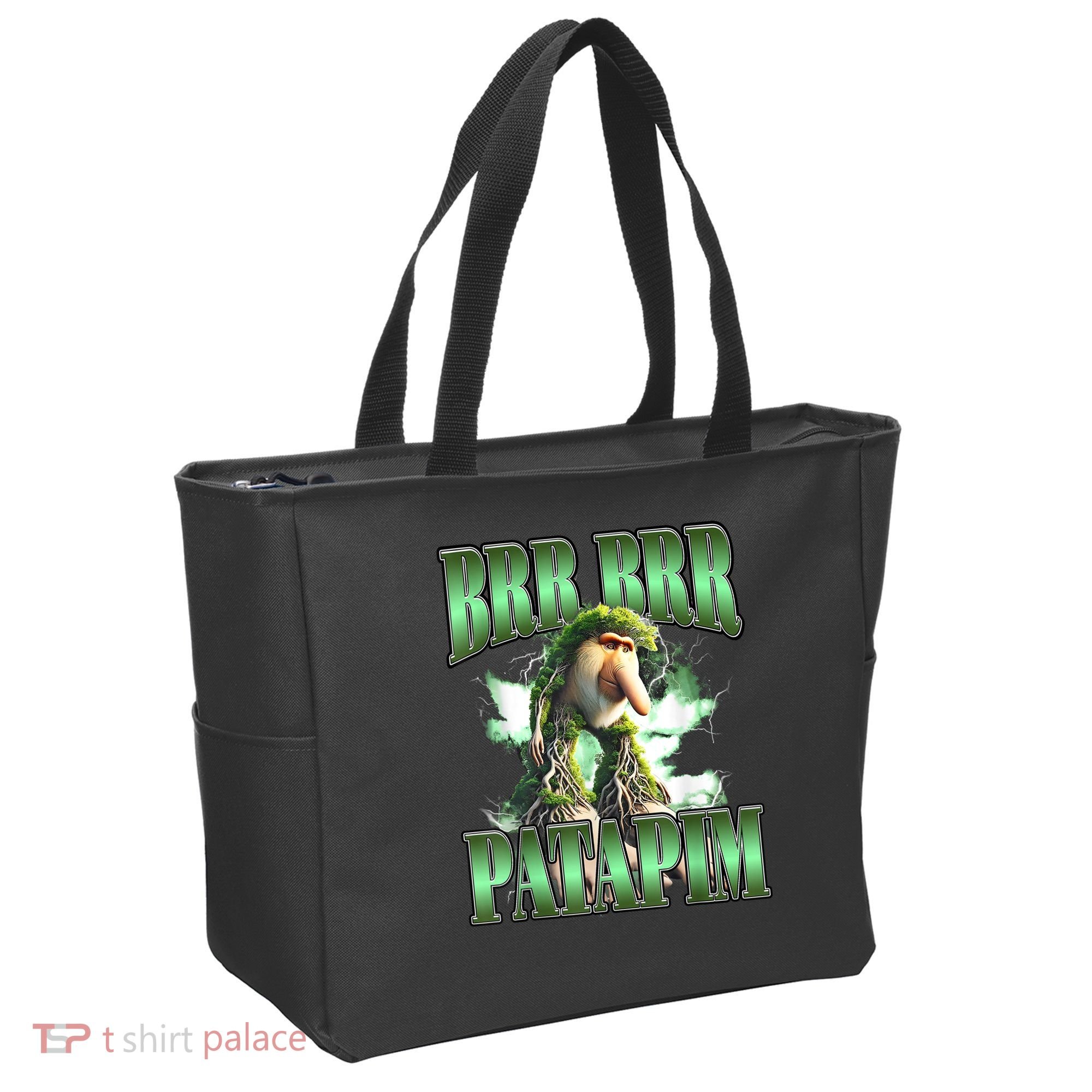 Brr Brr Patapim Italian Brainrot Meme Tote Bag