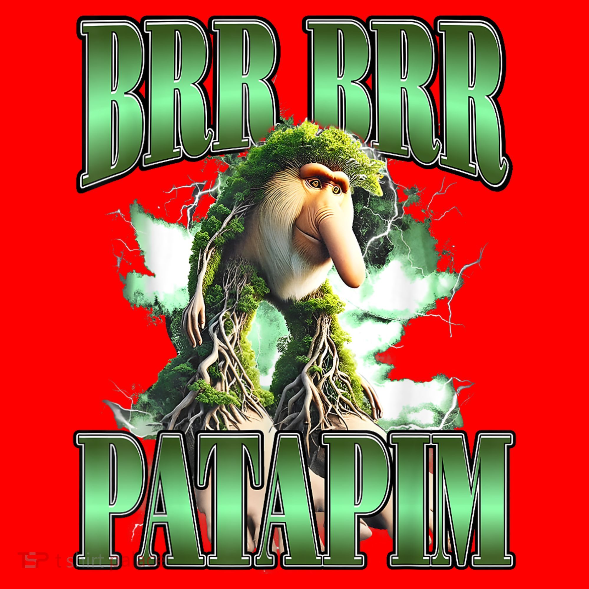 Brr Brr Patapim Italian Brainrot Meme Santa Hat