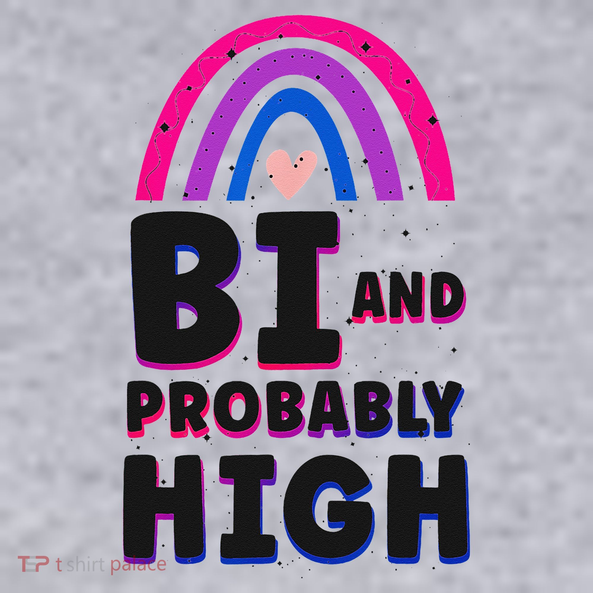 Bisexual Bi Pride Flag Bi And Probably High Women's Sweatshirt