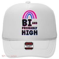 Bisexual Bi Pride Flag Bi And Probably High Hat thumb 0