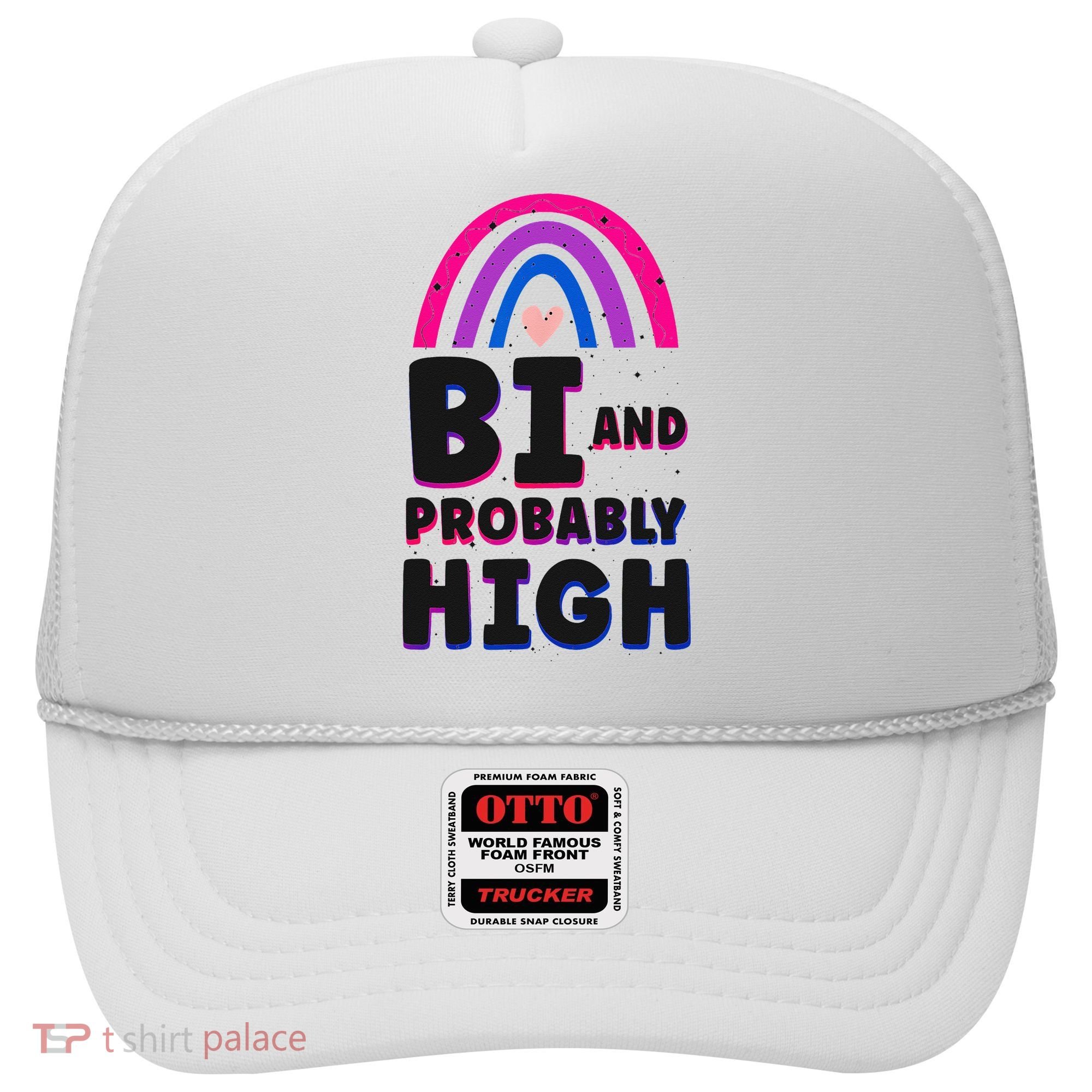 Bisexual Bi Pride Flag Bi And Probably High Hat