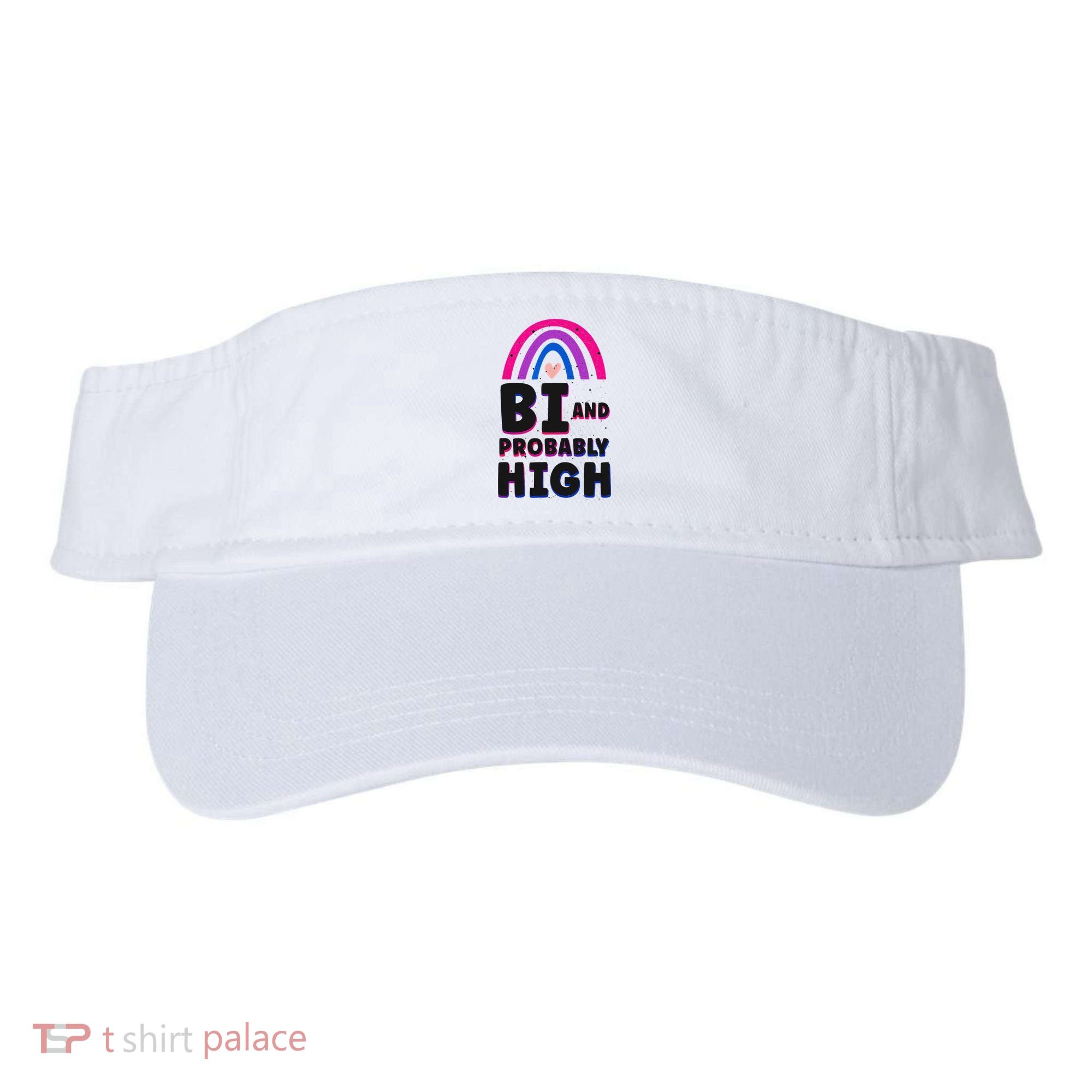 Bisexual Bi Pride Flag Bi And Probably High Visor