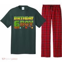 Birthday Boy Pixel 6th Birthday 6 Year Old Pajama Set thumb 0