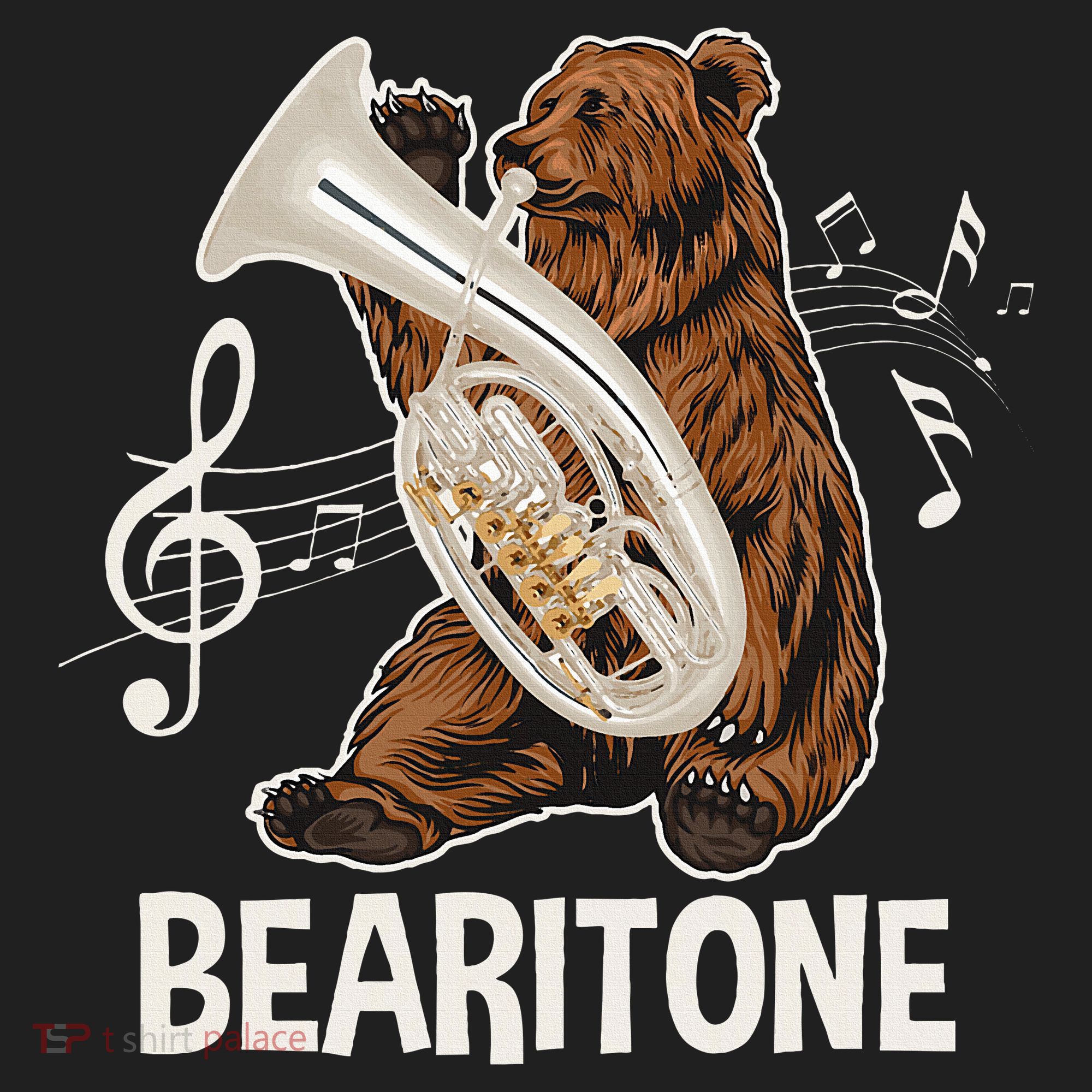 Bearitone Baritone Player Euphonium Lover Marching Band Women's Sweatshirt