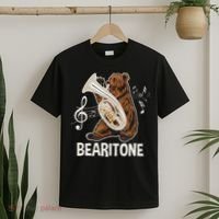 Bearitone Baritone Player Euphonium Lover Marching Band T-Shirt thumb 2