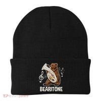 Bearitone Baritone Player Euphonium Lover Marching Band Beanie thumb 0