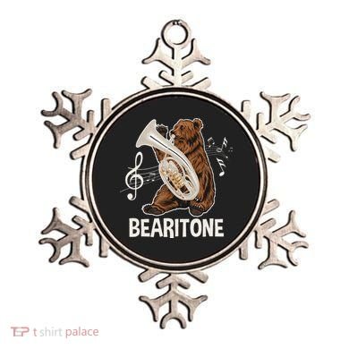 Bearitone Baritone Player Euphonium Lover Marching Band Ornament
