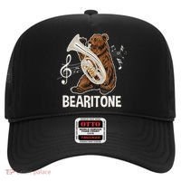 Bearitone Baritone Player Euphonium Lover Marching Band Hat thumb 0