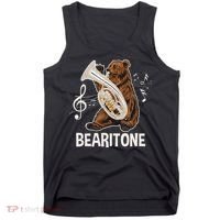 Bearitone Baritone Player Euphonium Lover Marching Band Tank Top thumb 0