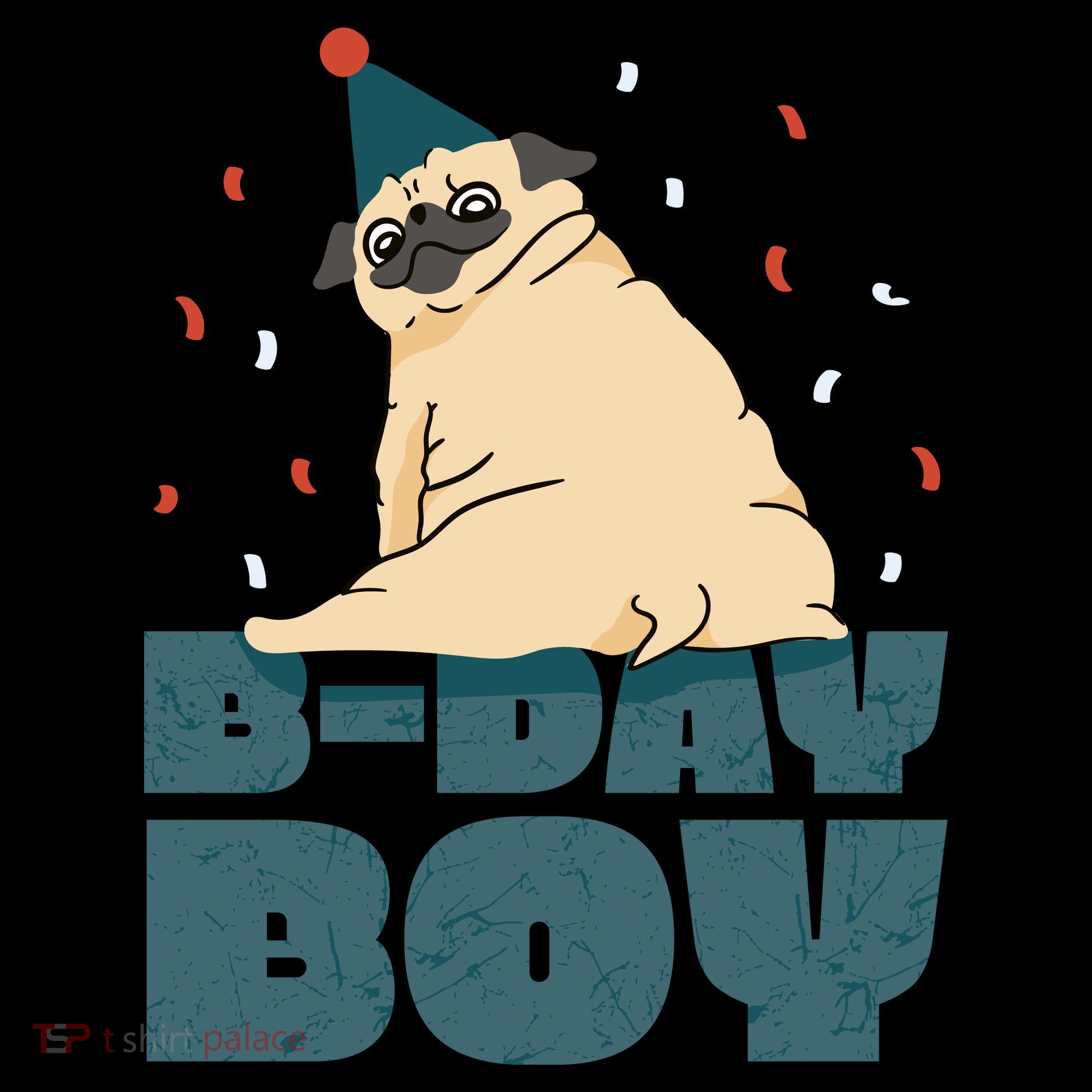 Birthday Boy Pug Toddler Hoodie