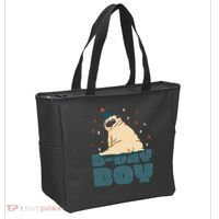 Birthday Boy Pug Tote Bag thumb 2