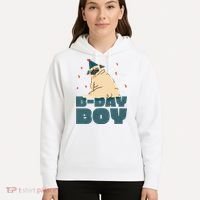 Birthday Boy Pug Hoodie thumb 5