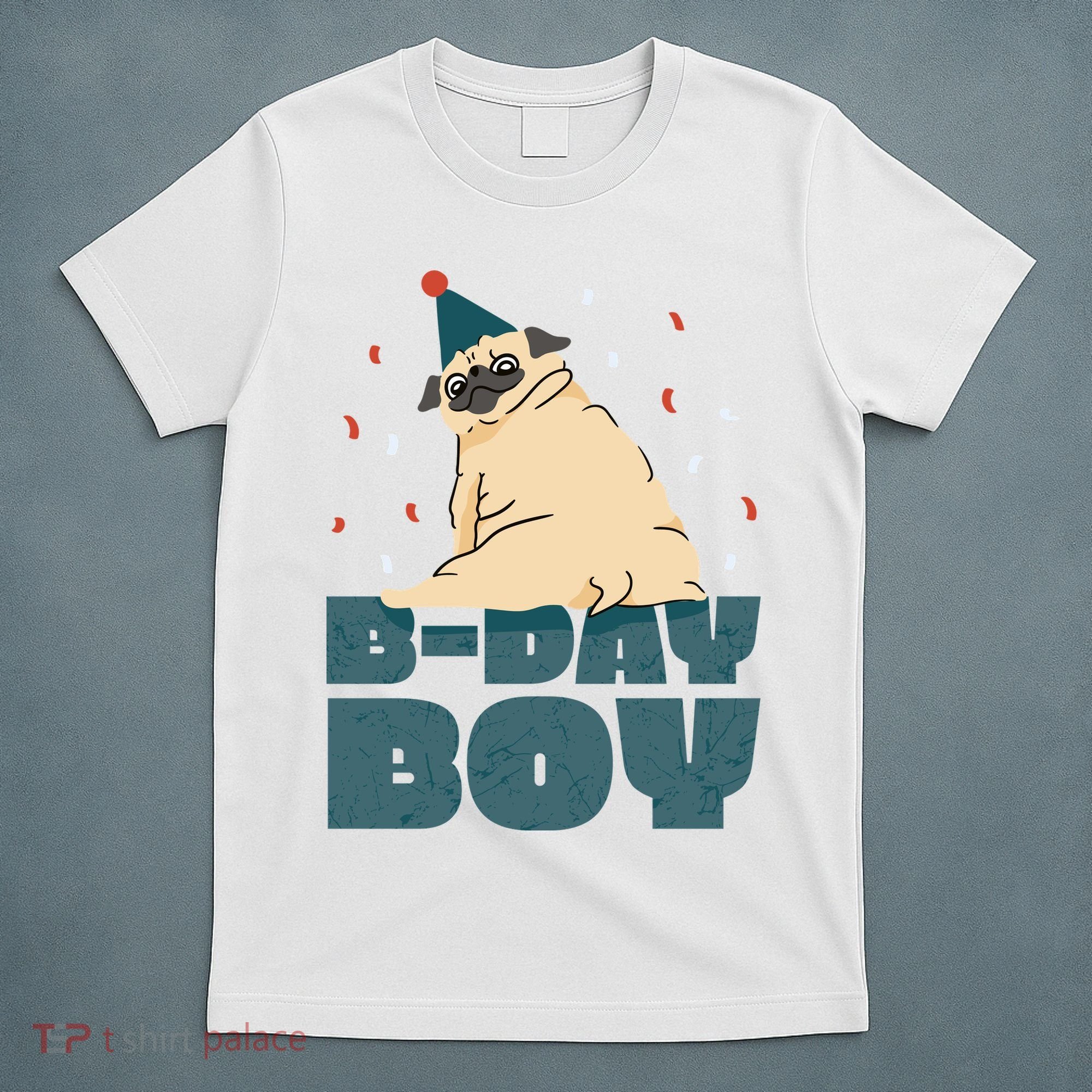 Birthday Boy Pug T-Shirt